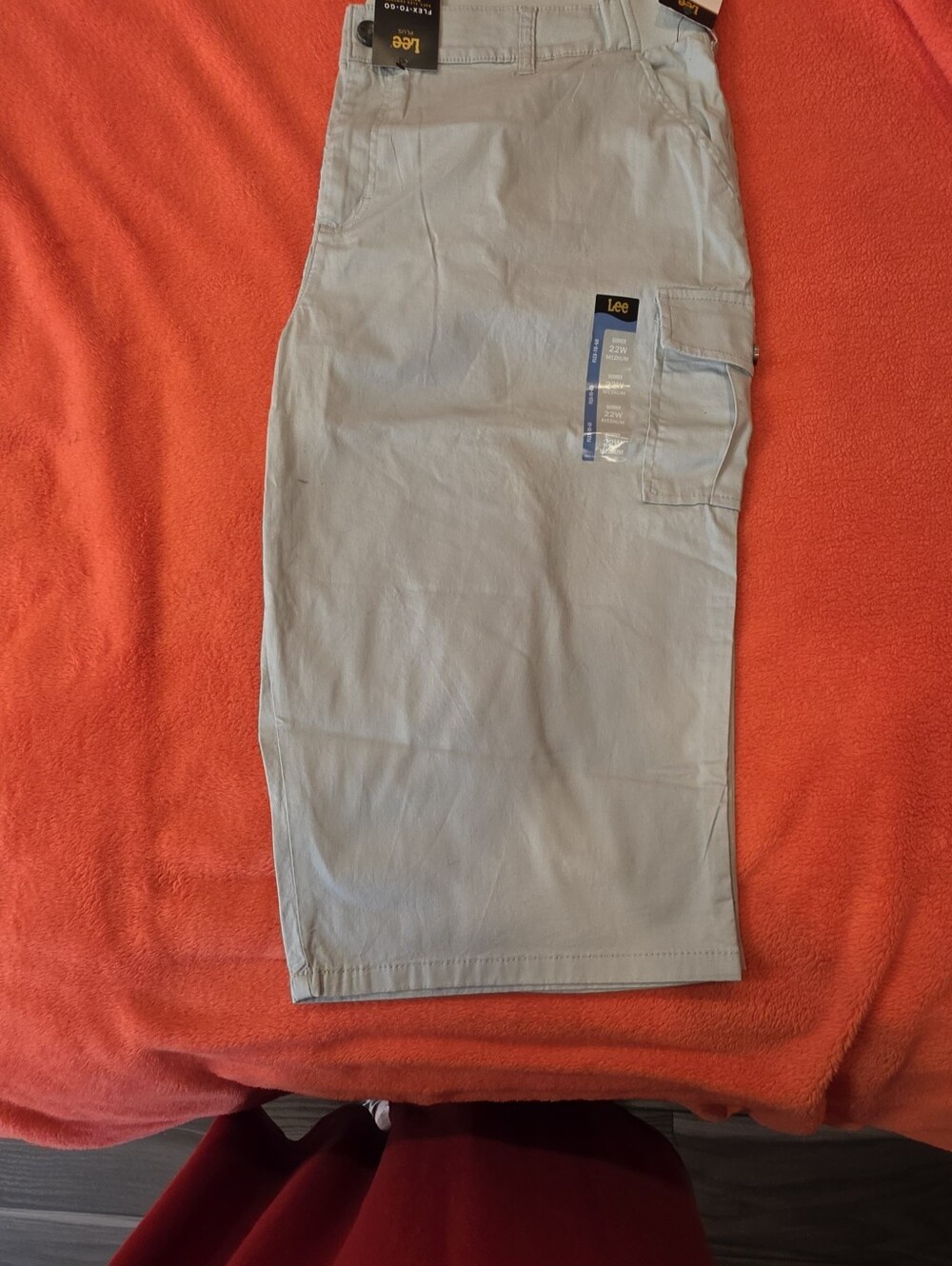 Lee Skimmer Pants in Summer Haze (Light Gray) NWT 22W - Picture 7 of 10
